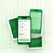Mobile devices with learning platform on display